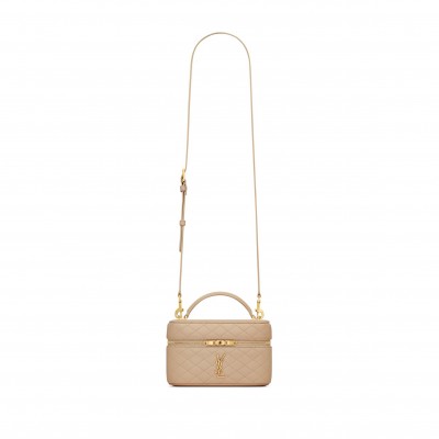 YSL GABY VANITY BAG IN LAMBSKIN 7667311EL072646 (18*11*6.5cm)